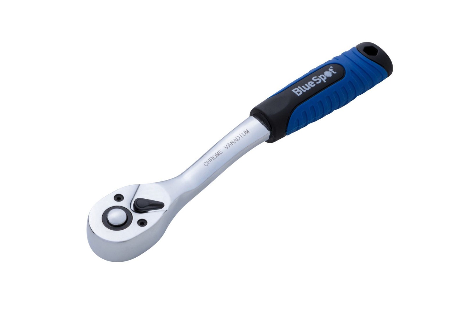 Blue Spot Tools 3/8»D Ratchet 72 Teeth Soft Grip Handle Quick Release