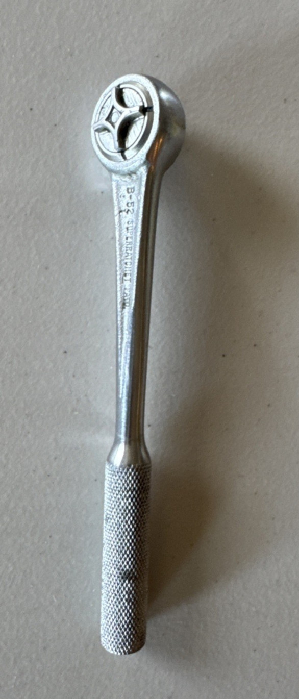 Vintage J.H. Williams & Co. B-52 SUPERRATCHET 3/8″ Ratchet, Tested & Working!