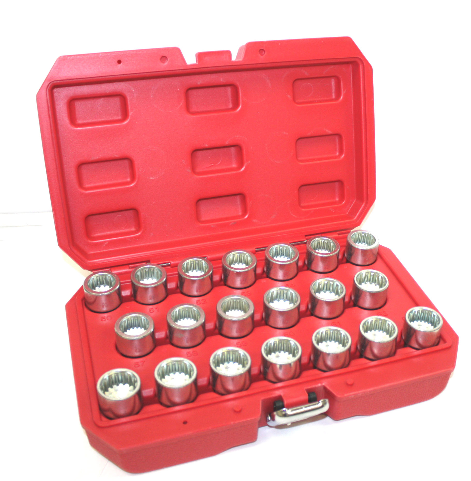 20pc Master Locking Wheel Nut Key Socket Set OEM Spline For Porsche Cayenne VW