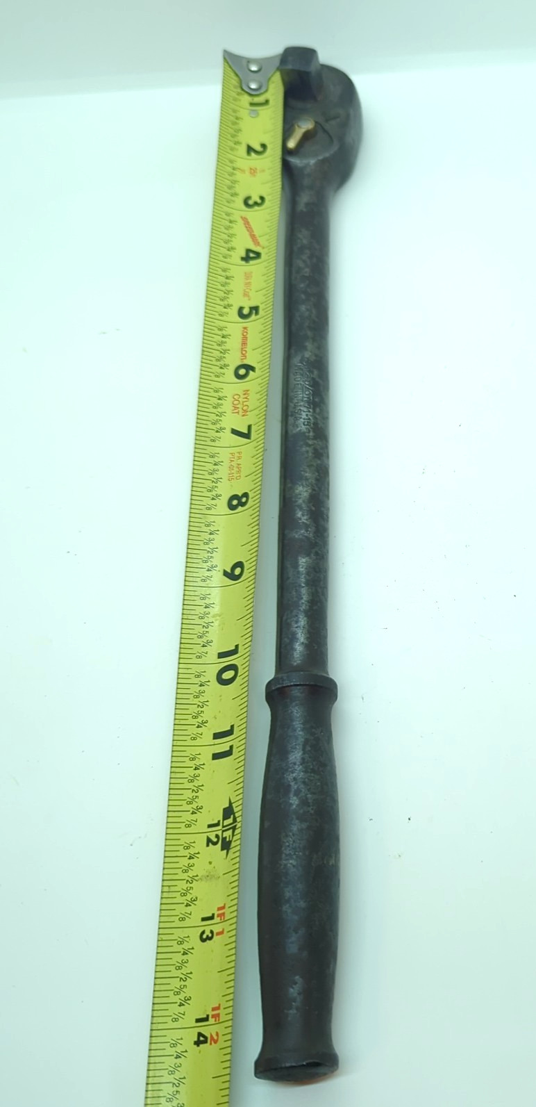 Vintage Snap-on 15″ Long 1/2″ Drive Ratchet 71-15 *USA* Broken Teeth – for Parts