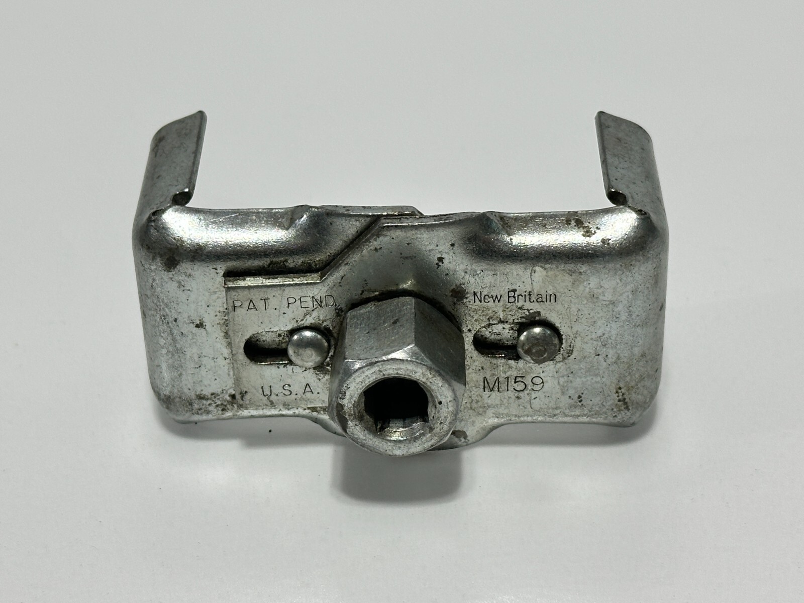 New Britain Tools USA M159 2-Jaw Metal Oil Filter Wrench, Vintage