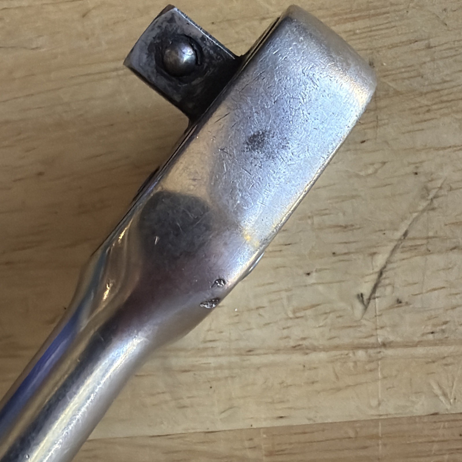 Snap On Tools 7-3/8″ Long Ratchet 3/8″ Drive F720 Vtg Made in USA READ!