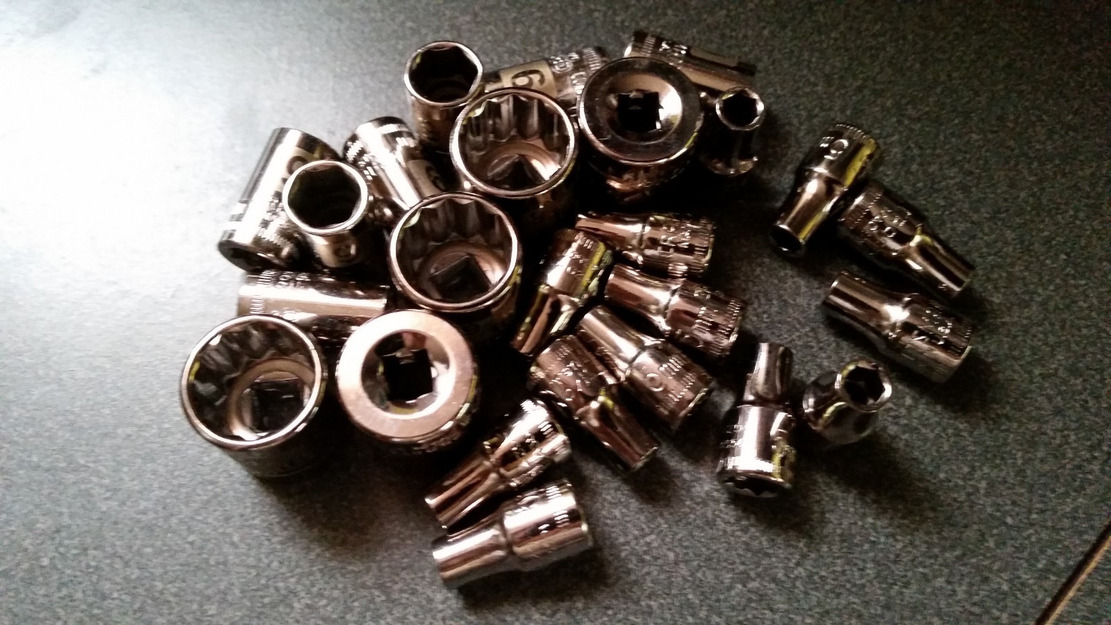 NOS Craftsman Made in USA! 1/4″ drive sockets,Short, 6 or 12pt, G2D or G2 stamp