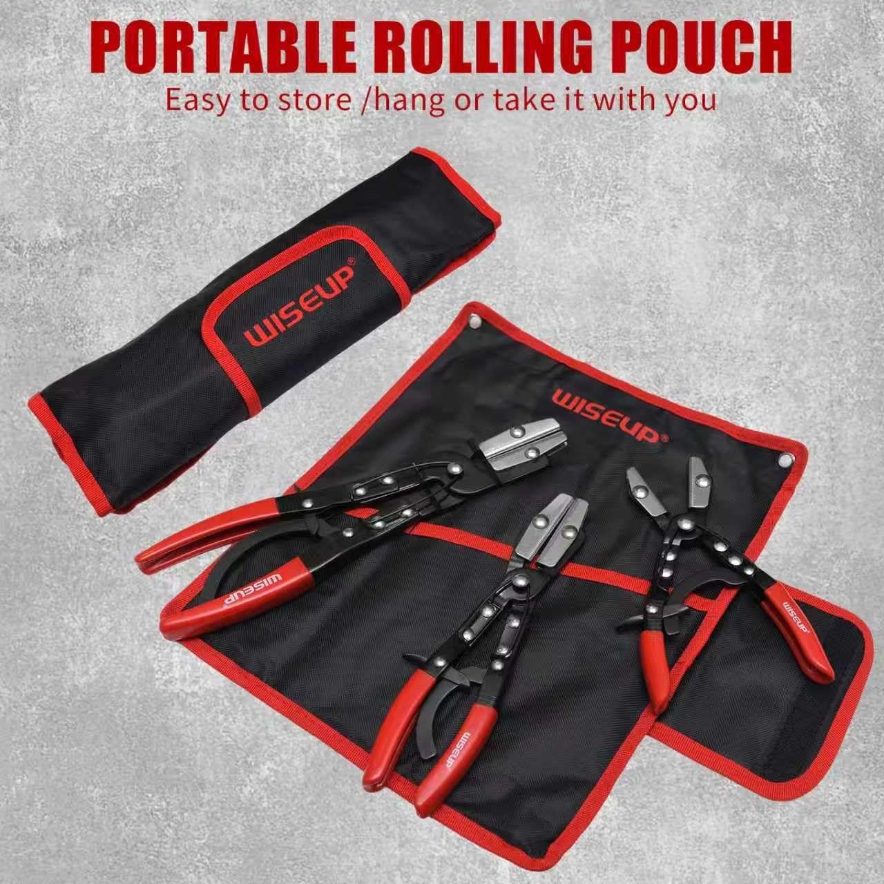 3PCS Hose Pinch Off Pliers Set – 8in, 10in, 12in Ratchet Tools for Automotive Ra