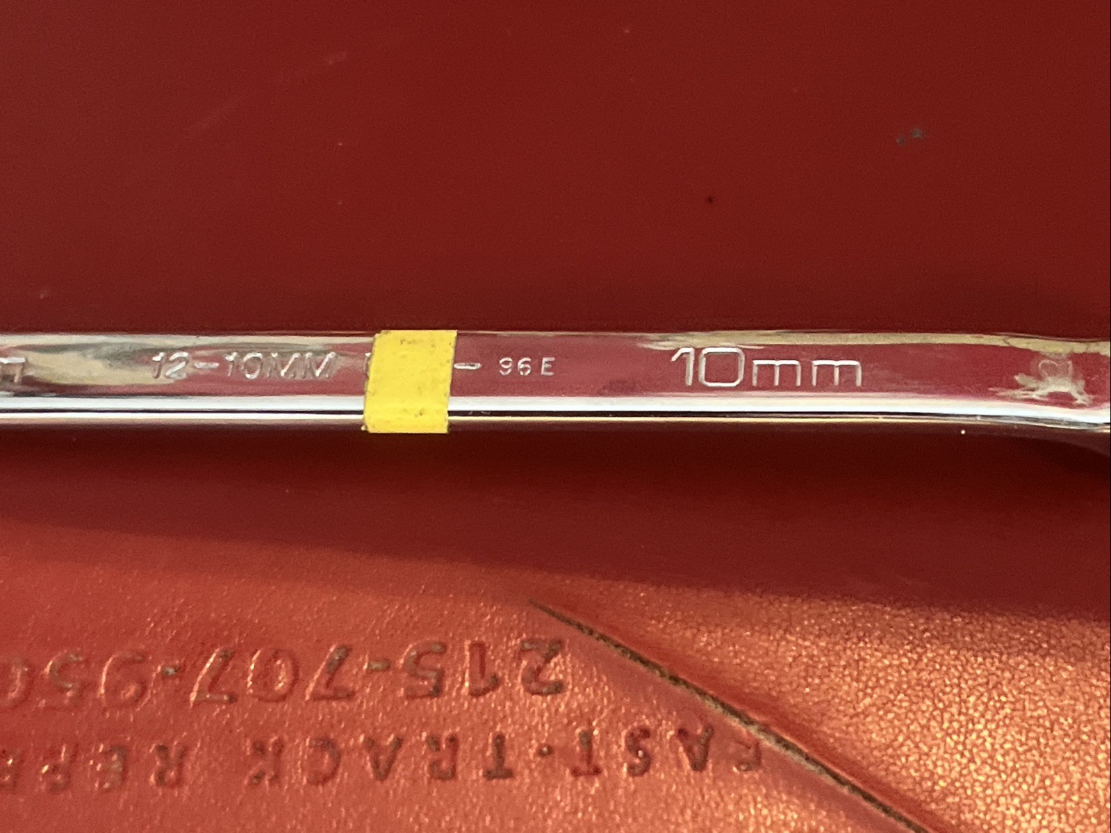 Wright Tool 10 mm Combination Wrench, Metric, Polished Chrome, 10 mm, 12-Point