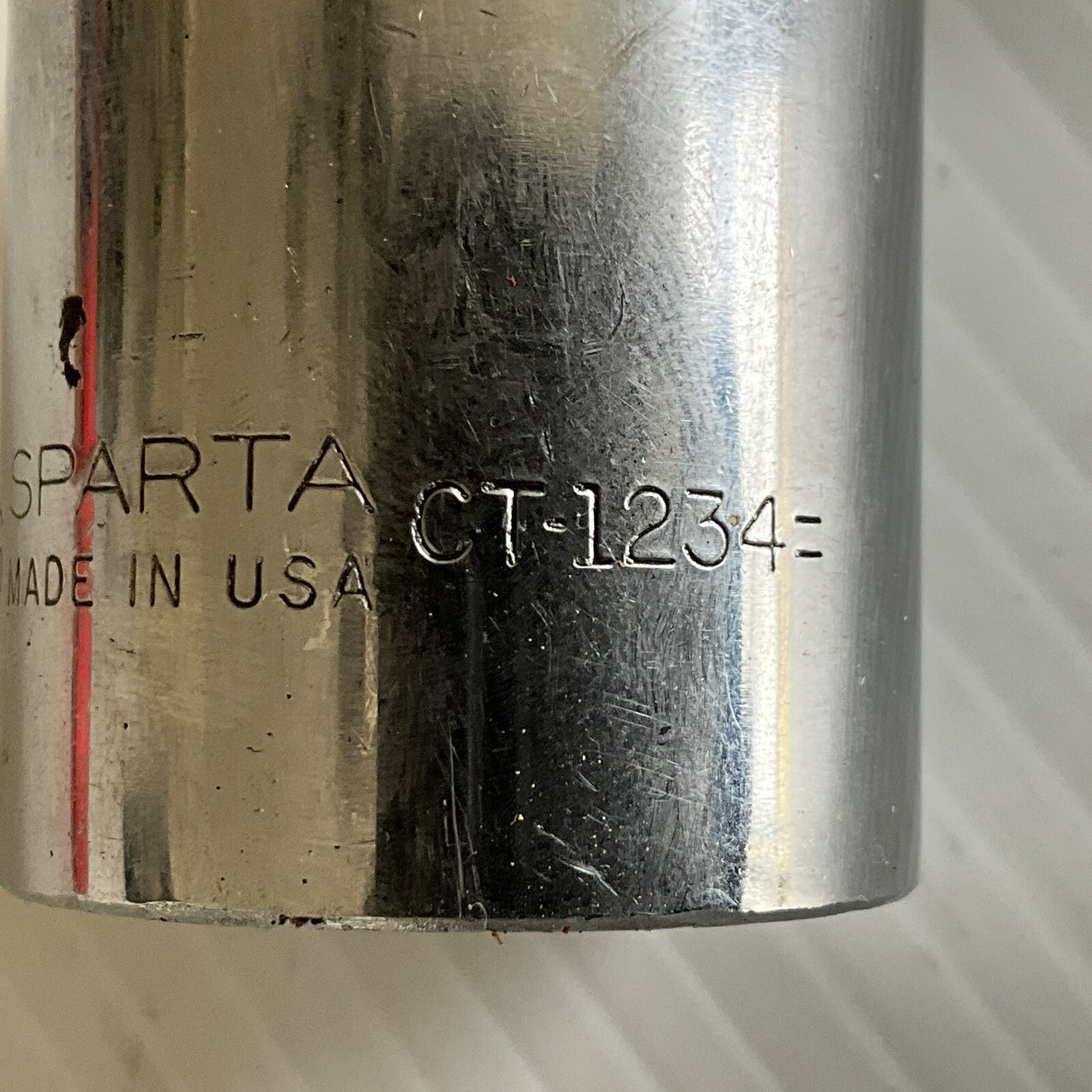 Vintage SPARTA TOOLS CT-1234 1-1/16″ SAE 12 POINT 1/2″ DRIVE SOCKET USA