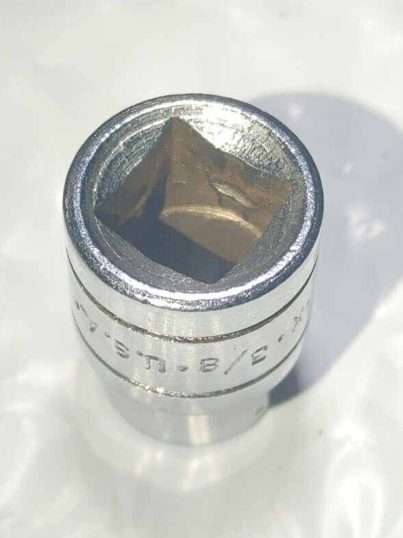 SK TOOLS 45112, 3/8″ DRIVE, 3/8″ SOCKET, SHALLOW, 6 POINT.