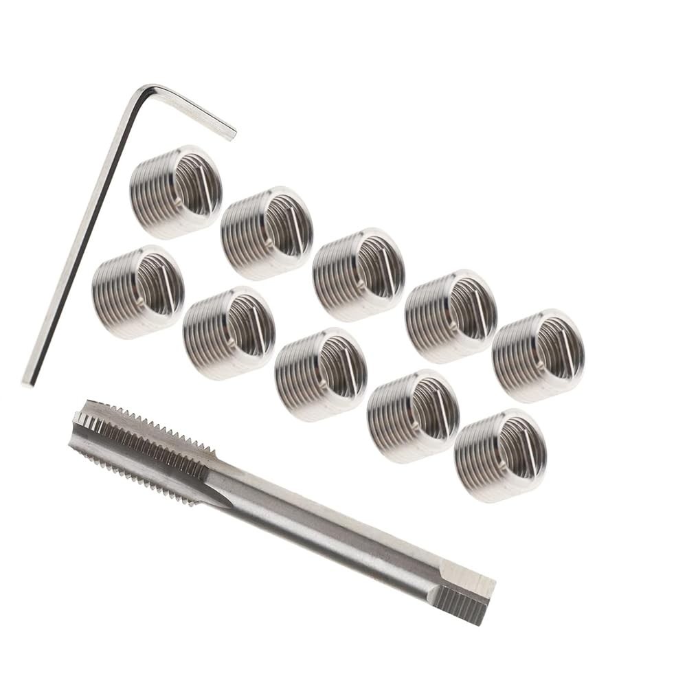 Zohino 20Pcs Thread Repair Kit M10X1.5mm Insert Metric Stripped…