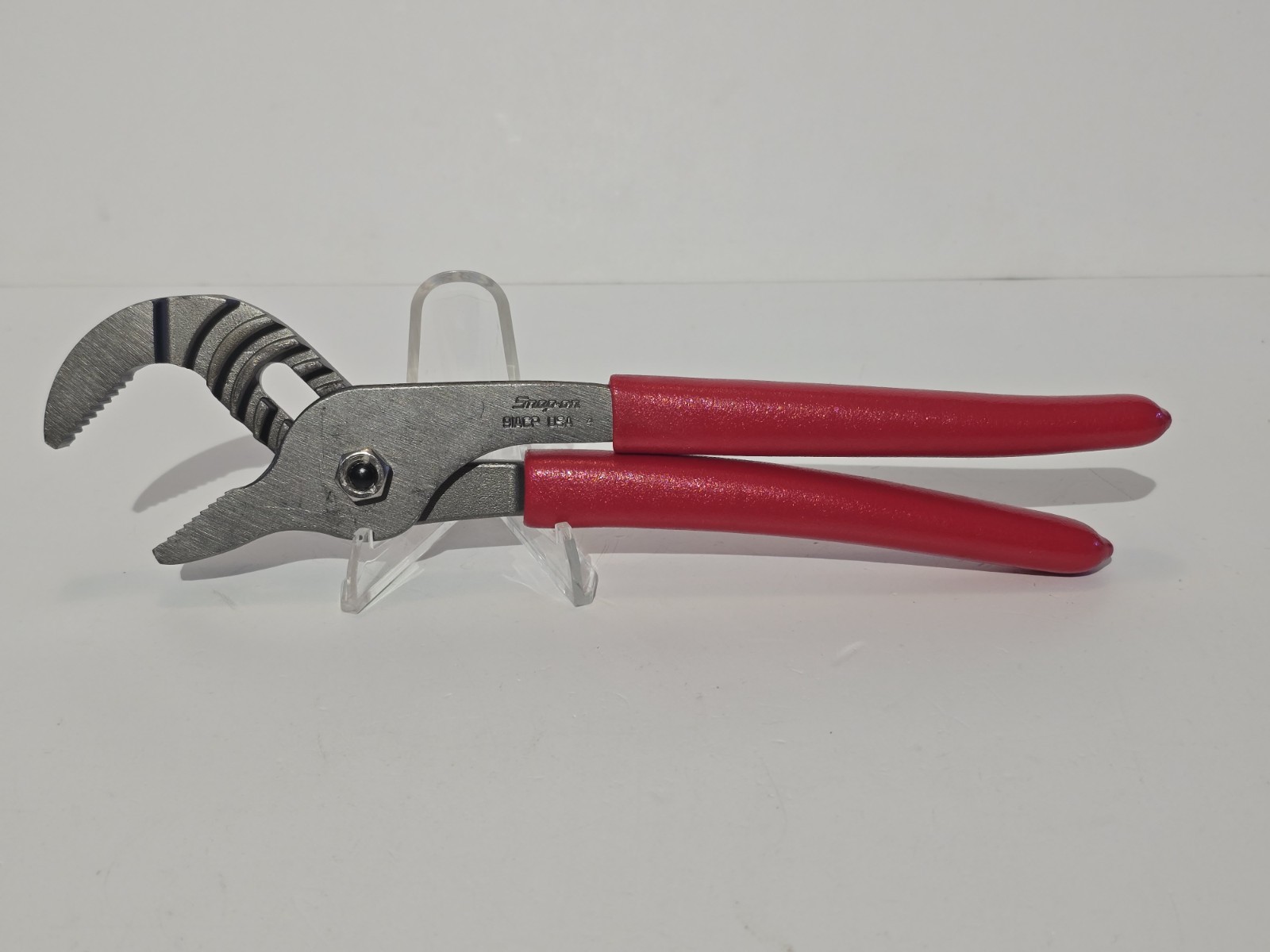 🇺🇸 Snap-on Tools NEW RED 9″ Adjustable Joint Interlocking Channel Pliers 91ACP