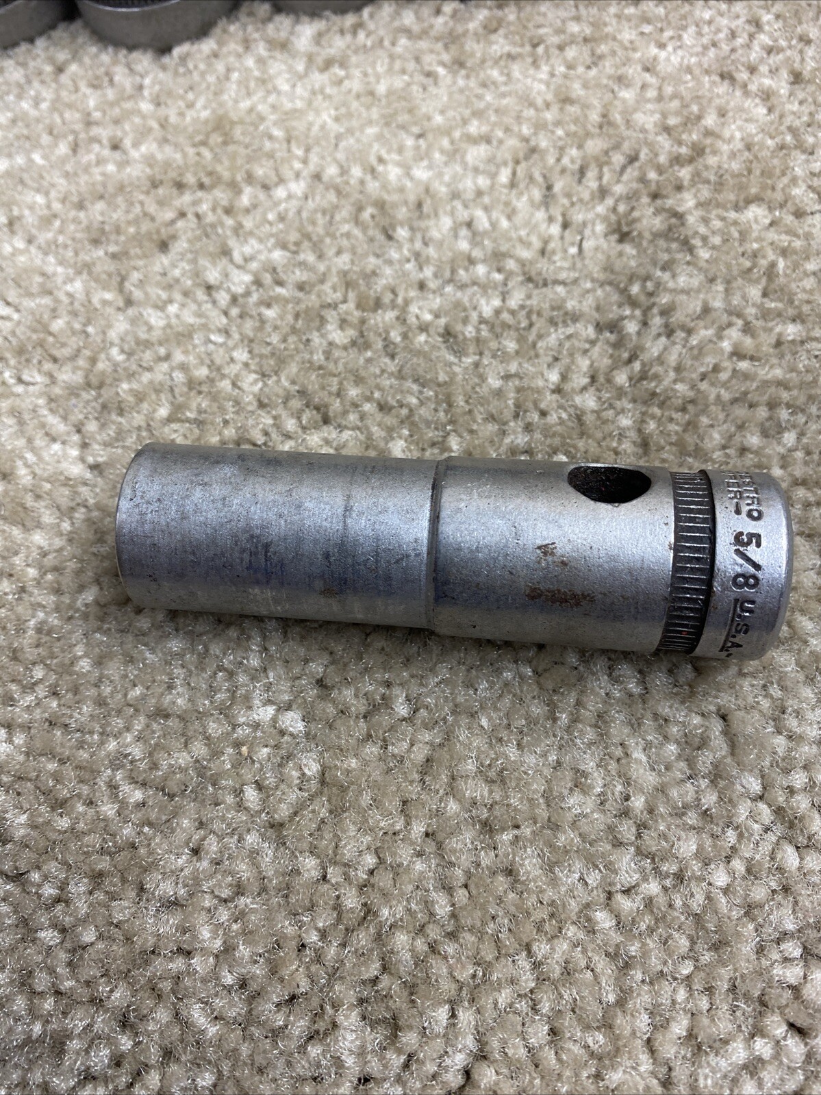 INDESTRO SAE 15 Pc.1/2 Socket Set w/Penens 1/2 Ratchet Vintage