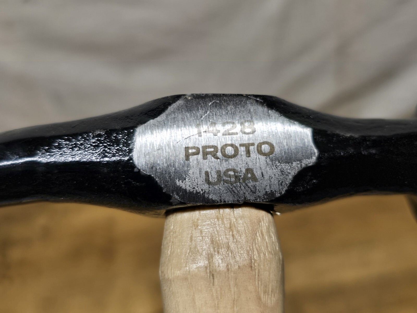 Vintage Proto 1428 USA Auto Body Repair Hammer Fine Point Finishing Hammer NEW