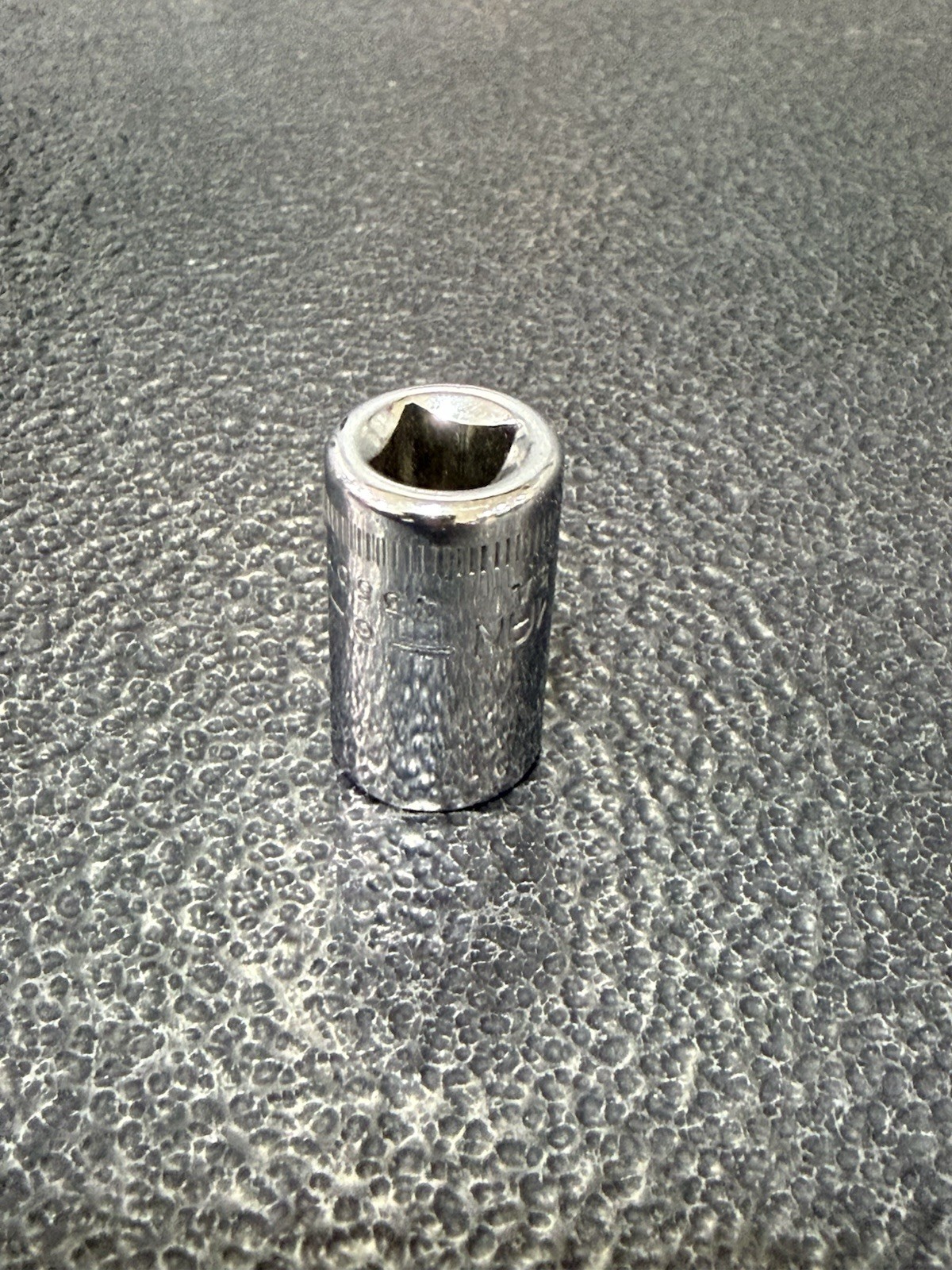 Vtg 9mm Craftsman G-Series Part 43507 1/4″ Drive 6-Point Socket USA Made NOS