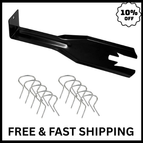 76951 Window Handle Removal Tool with 10 Window Handle Crank Fixing Clips,