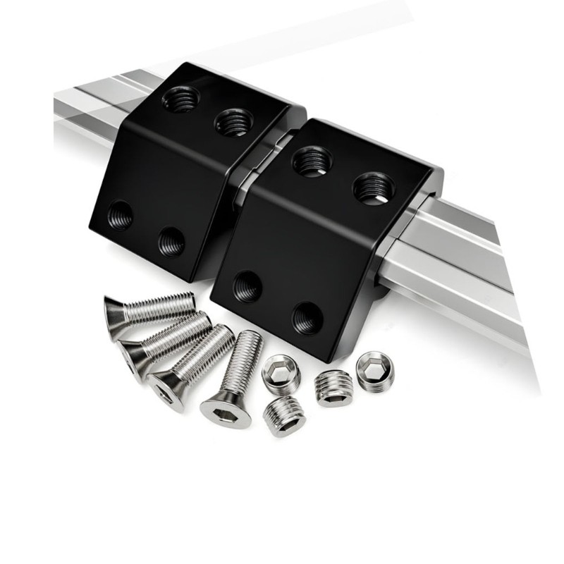 Track Mounting Brackets Support Kit Includes Hardware for Secure Tool Attachment