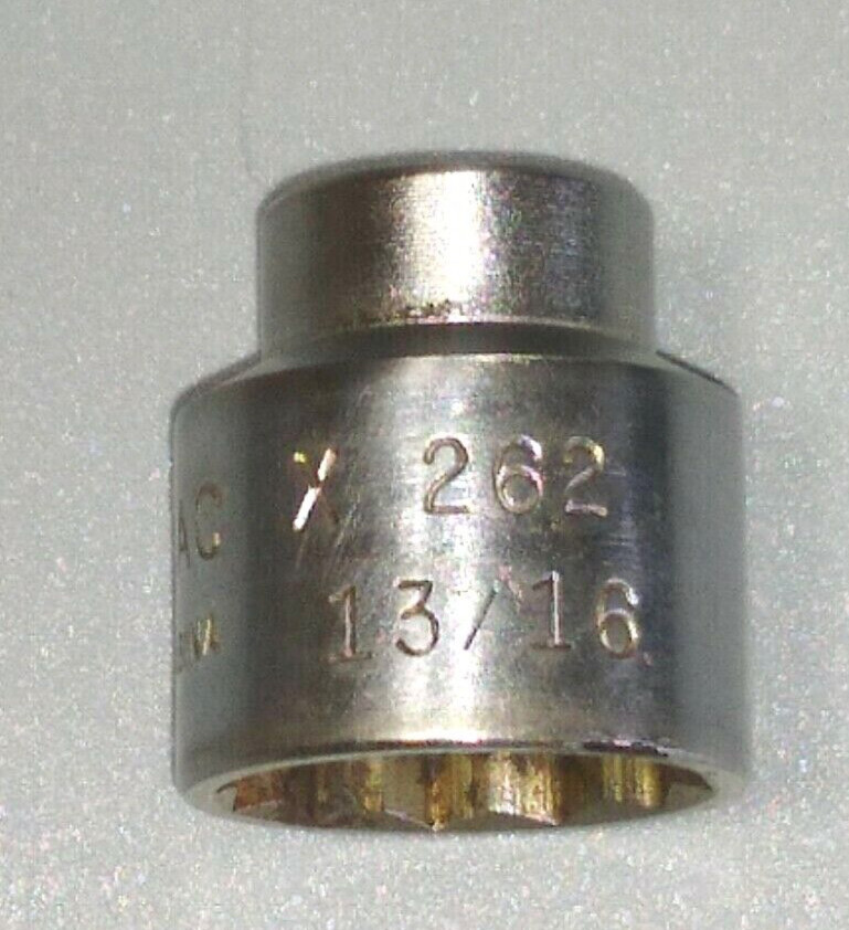 MAC Tools Sabina X262, 3/8″ Drive, 13/16″ Socket, Shallow, 12 Point.