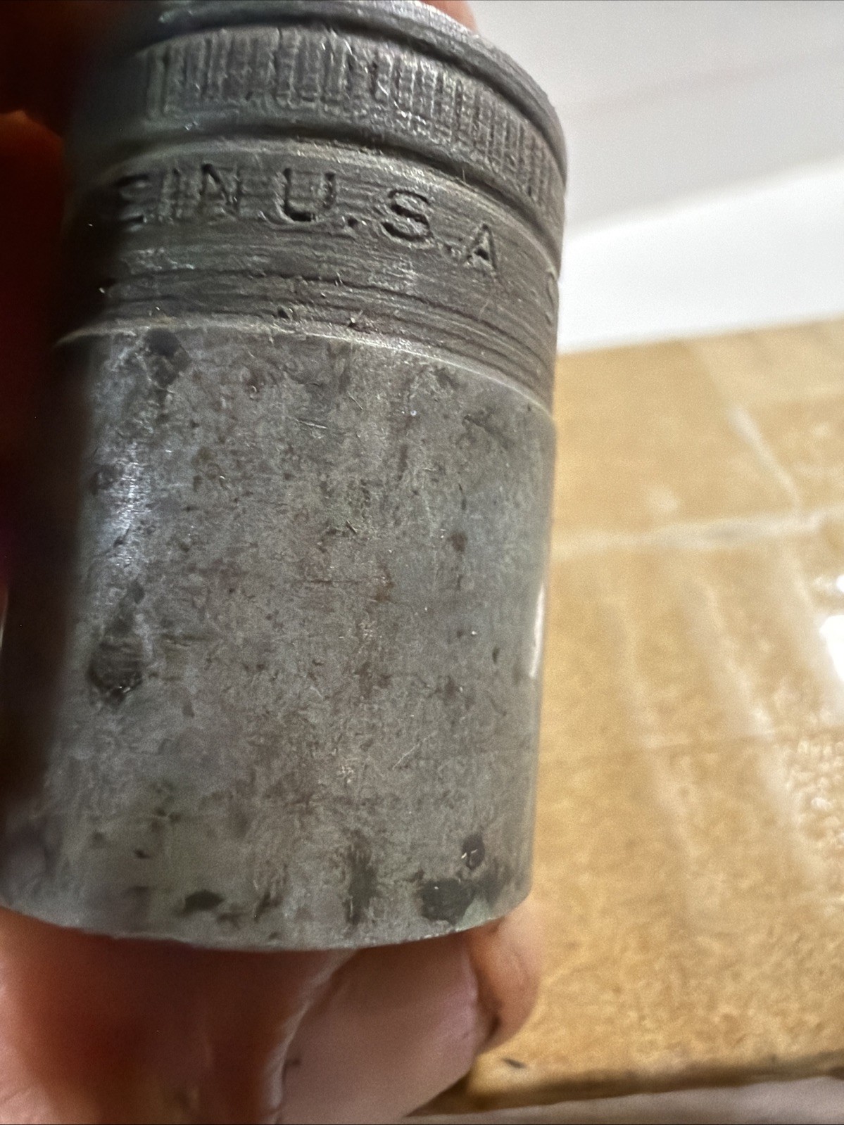 Vintage Snap-On 25/32″ SW250 12 point 1/2″ Dr Socket 1937 rare FORD factory logo