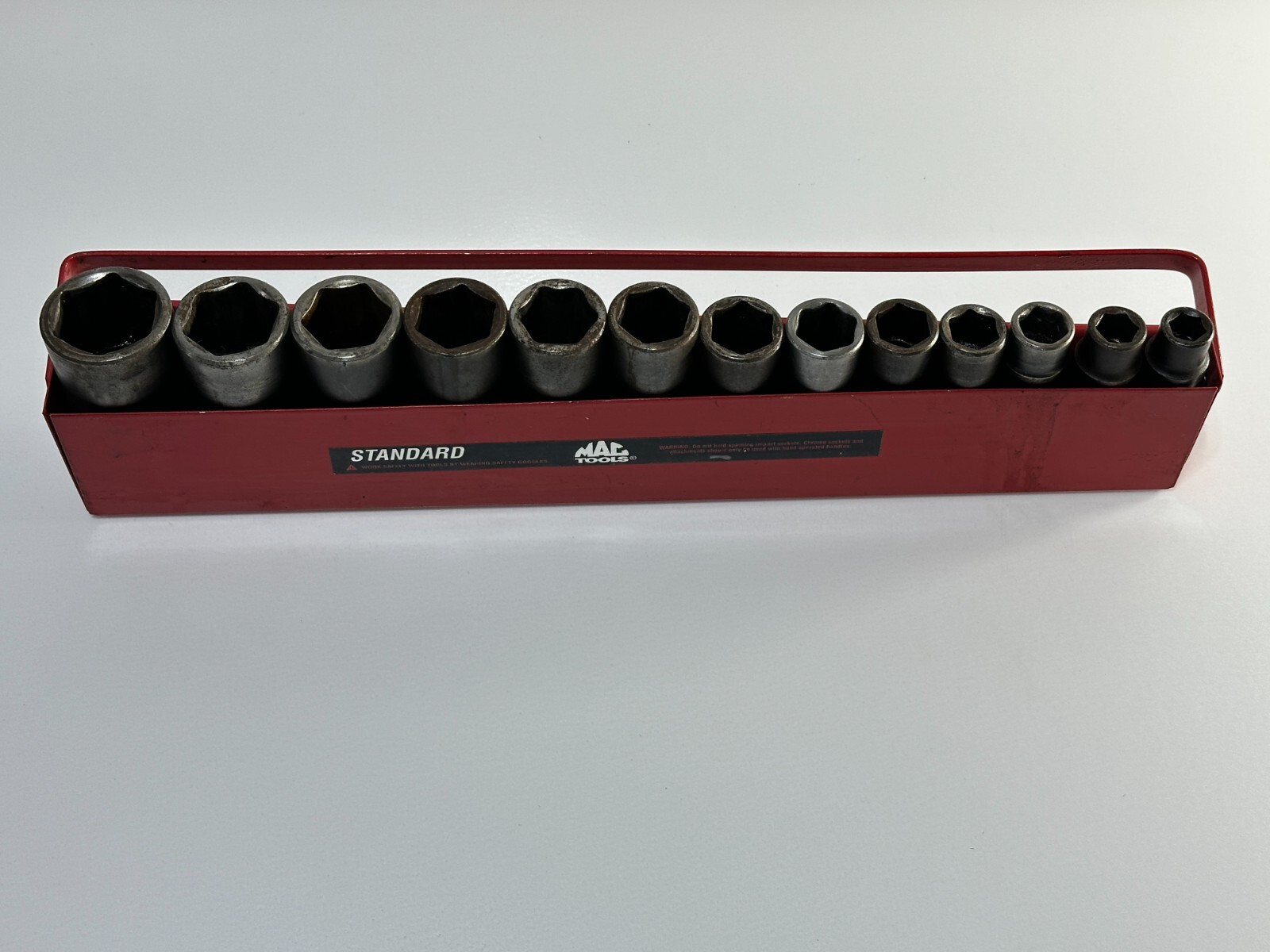 MAC Tools USA 13pc SAE Deep Impact Socket Set 1/2″ Drive 6 Point 7/16″ to 1-1/4″