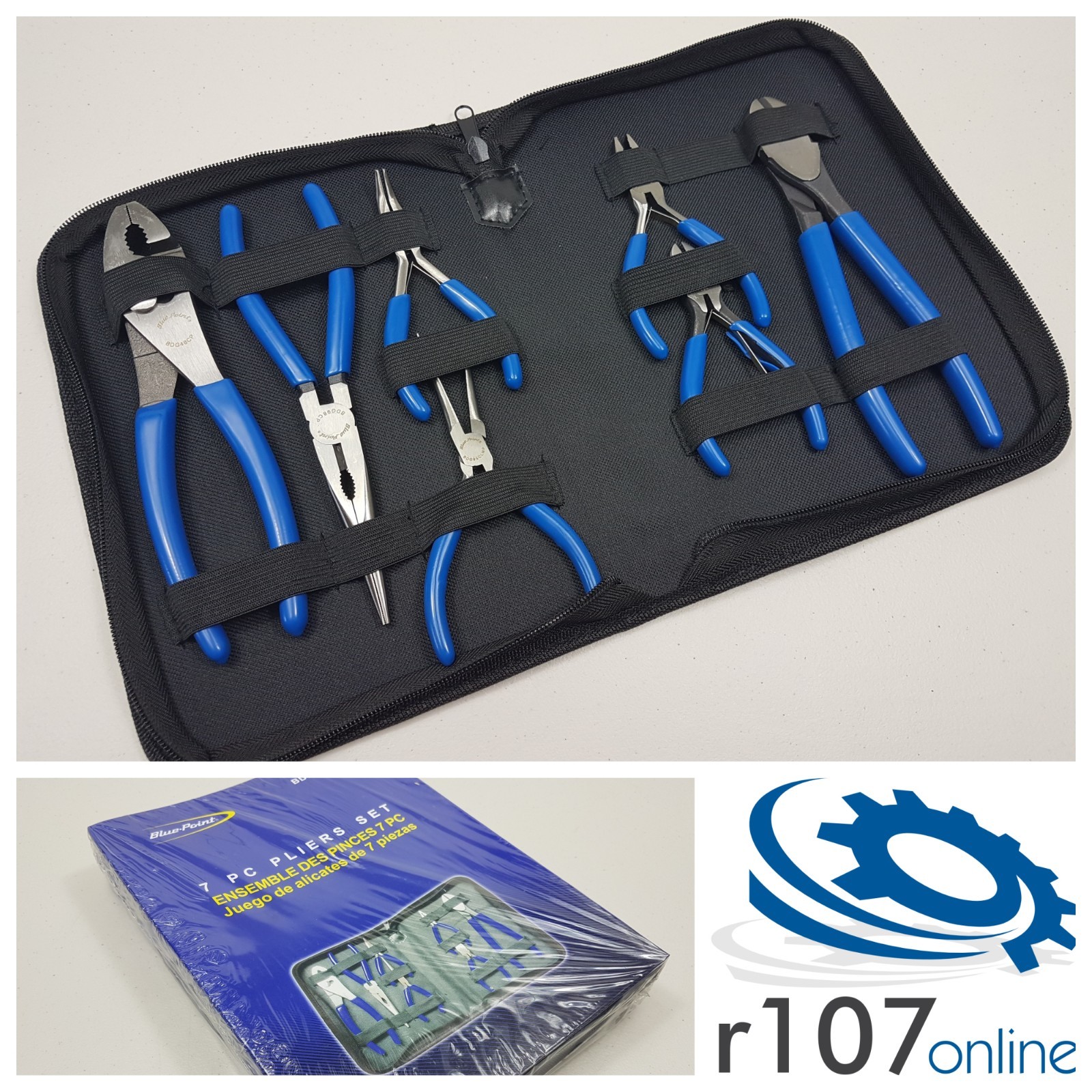 Blue Point 7pc Pliers & Cutters Set – As sold by Snap On.