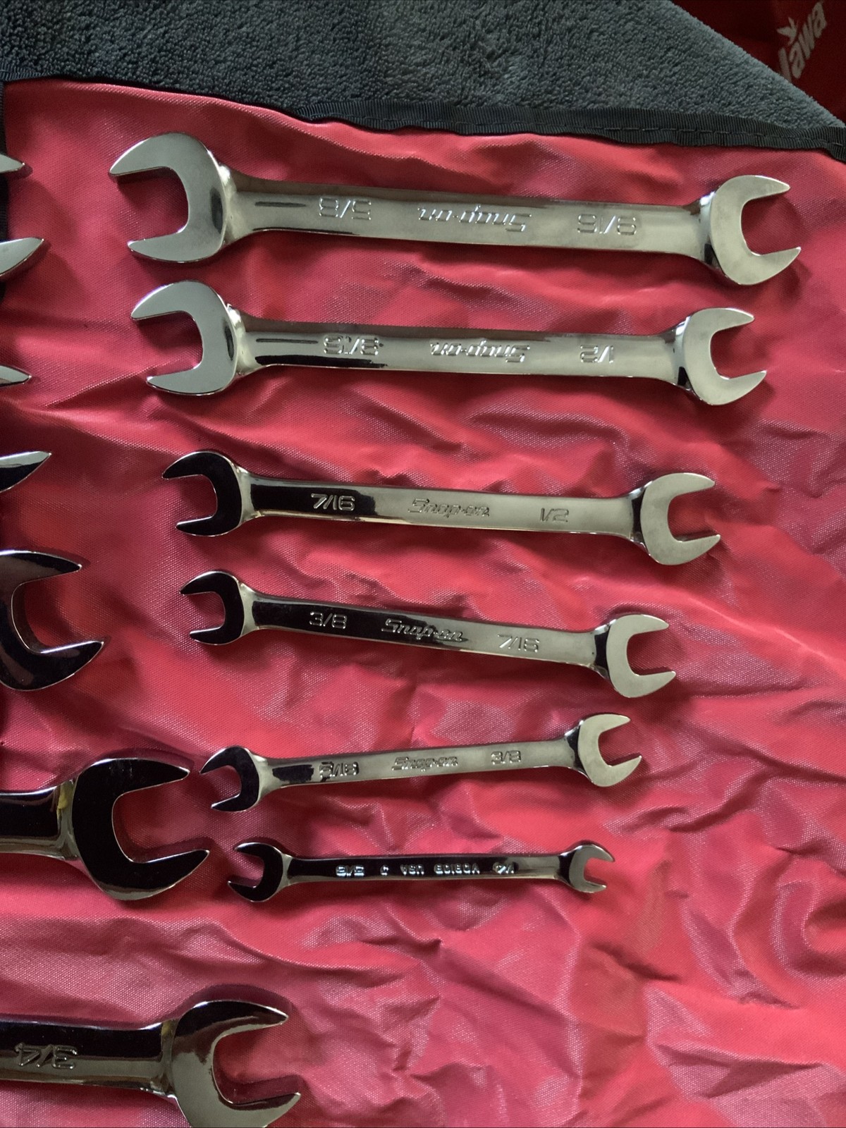 Snap On Double Open End Wrench Set, Big Set, 1/4 – 1 5/8….missing 1 In Set