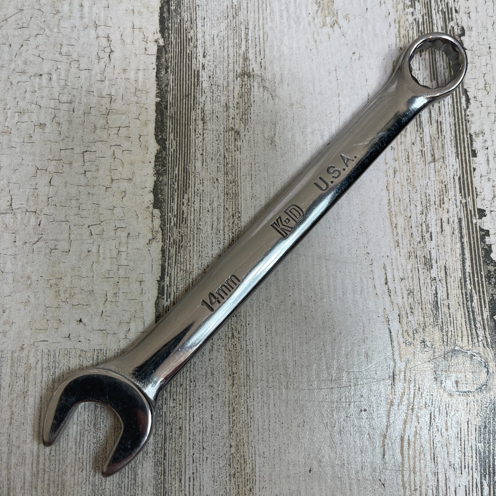 KD 14MM COMBINATION WRENCH 12pt 63614 MADE IN USA Polished