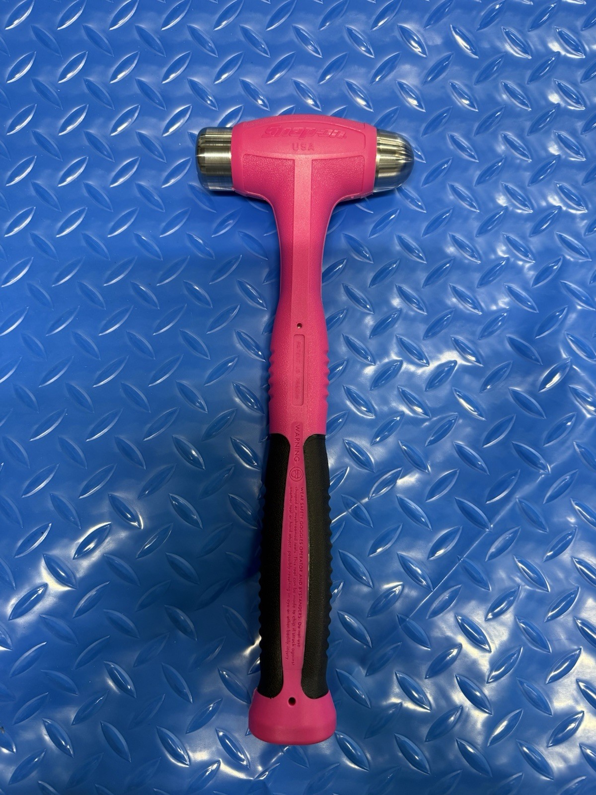 🔥 New Snap On HBBD24 – 24 oz. Soft Grip Dead Blow Ball Peen Hammer RARE PINK 🔥