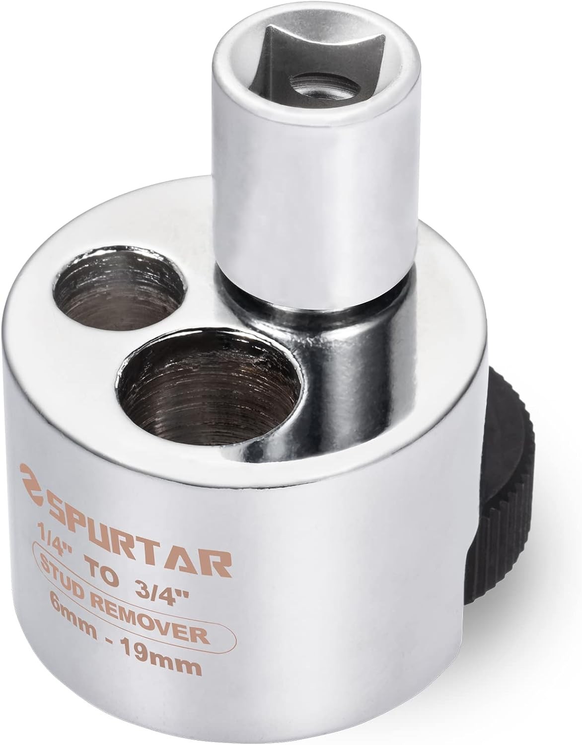 Spurtar Stud Remover Fit 1/4″ to 3/4″ (6 19mm) Bolt Extractor Nut Silver
