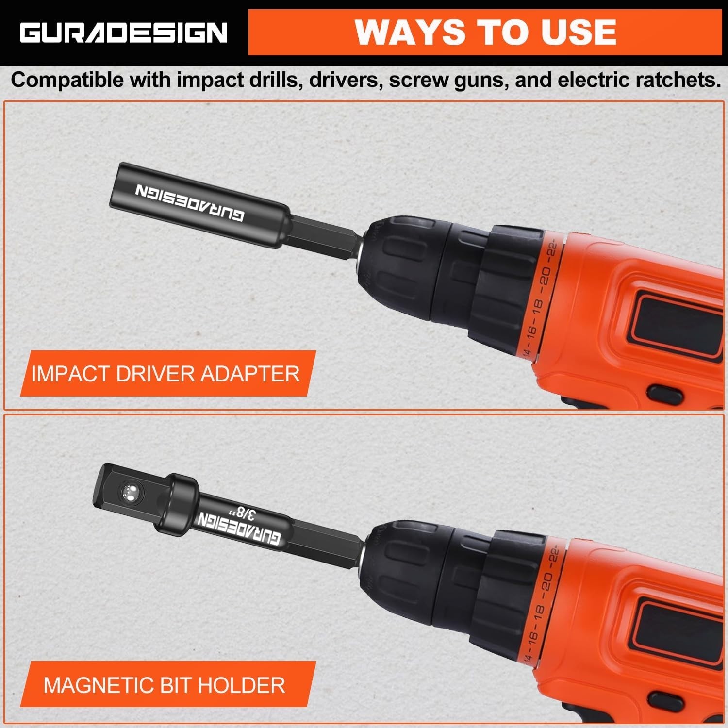 Professional 9-Piece Impact Driver Socket Set with Secure Spring-Loaded Design