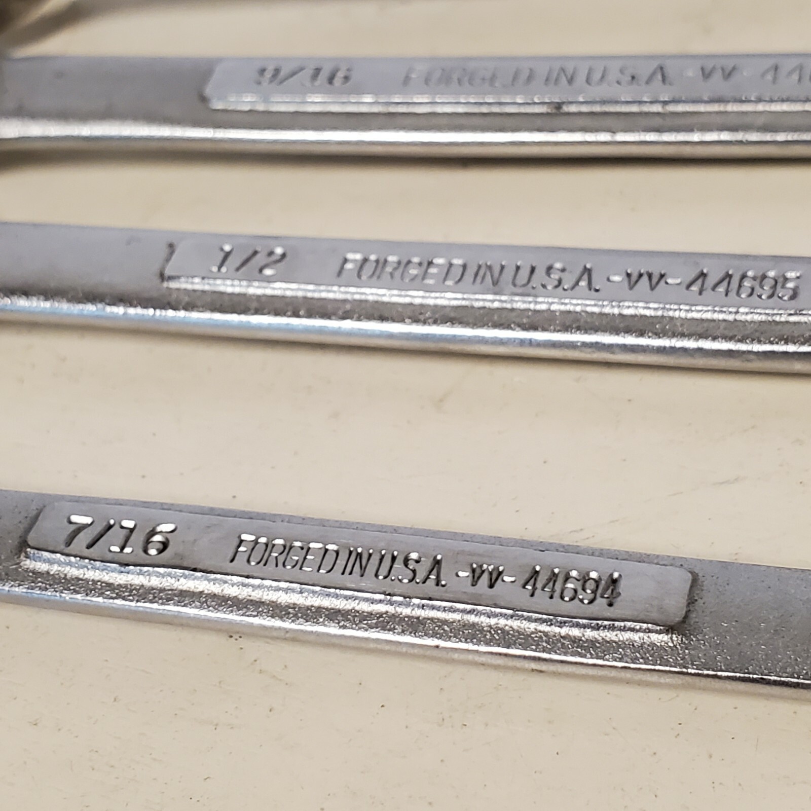 Vintage Craftsman USA 6 pcs SAE 12 Point Combo Wrench Set VA VV Various Sizes