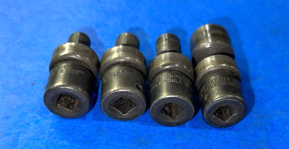 SK TOOLS 4 PIECE 1/4 DRIVE METRIC IMPACT SWIVEL SOCKETS 5, 5.5, 6 AND 11MM
