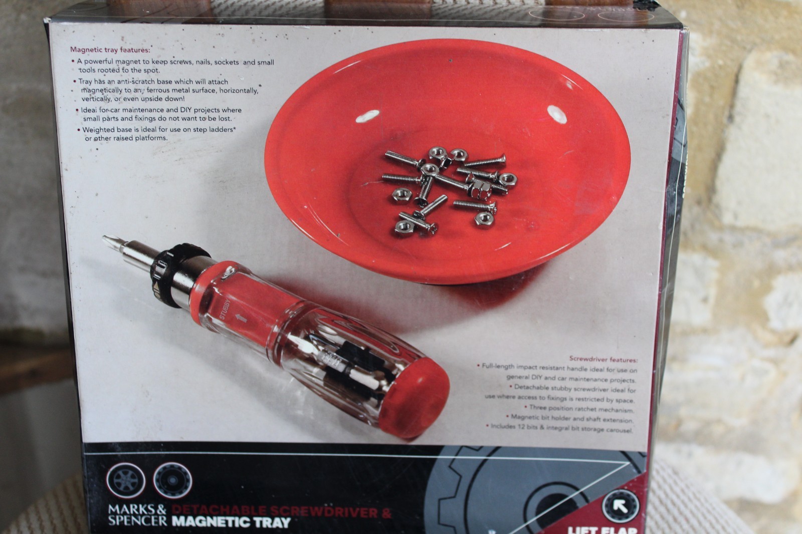 Draper 29 piece Tool kit and M&S detachable screwdriver & Magnetic tray – unused
