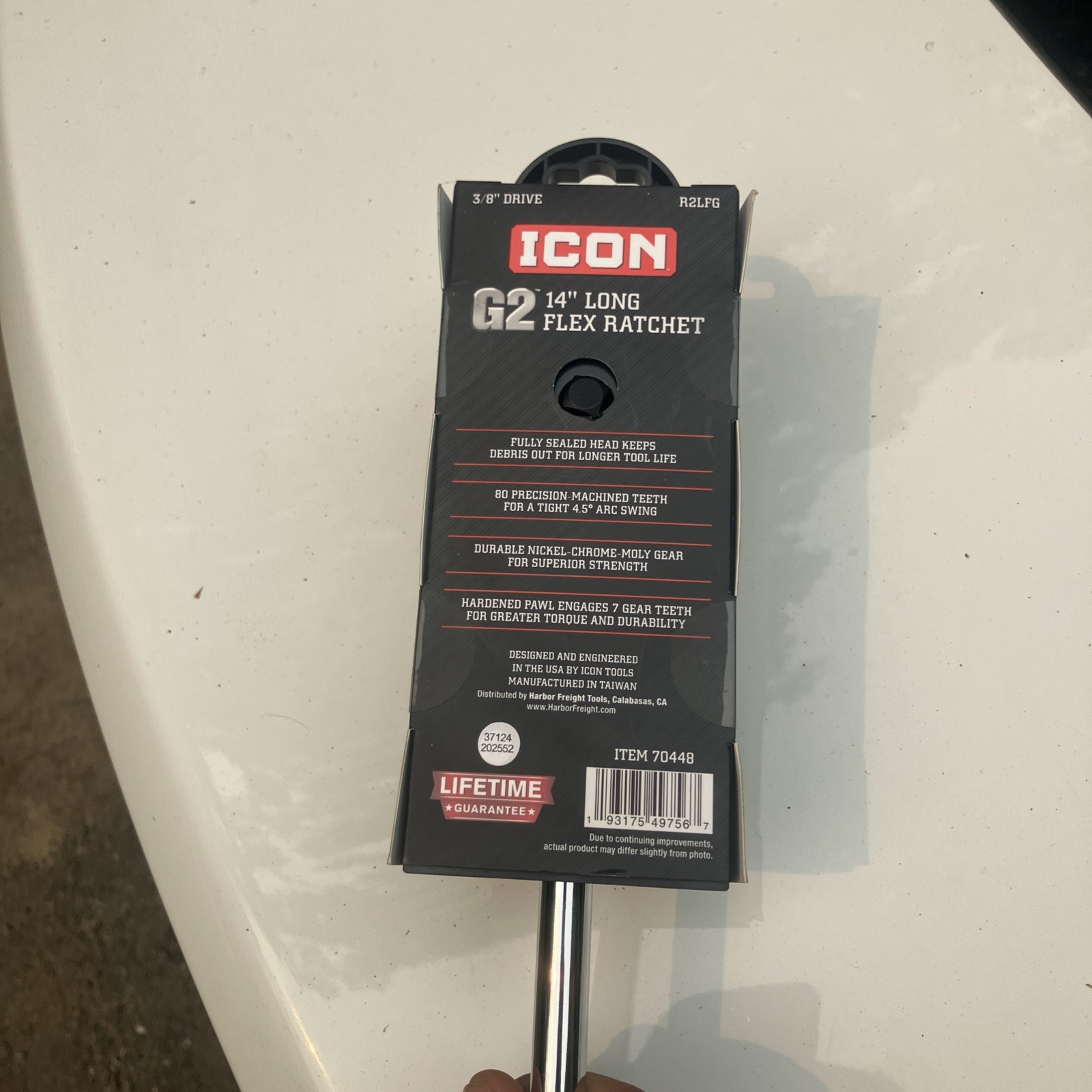 ICON (70448) G2 14″ Flex Ratchet (3/8″ Drive) R2LFG – NEW