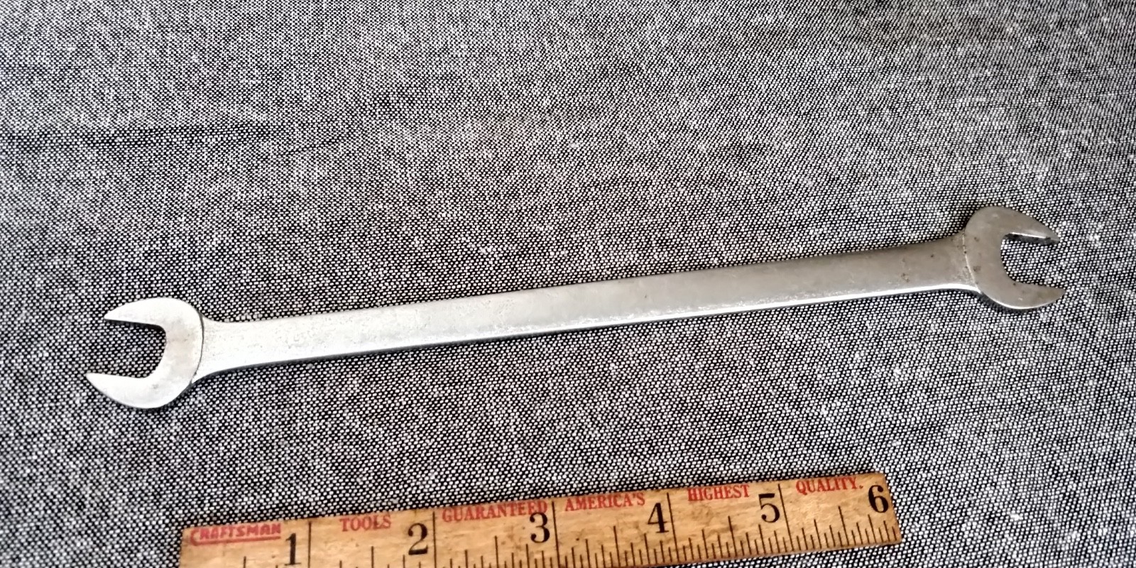 Snap On 1/2″-9/16″ SAE Chrome Low Torque Slime Line Open End Wrench LTA1618