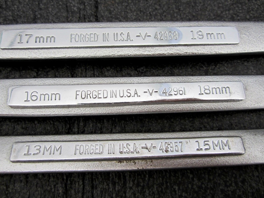 Vintage Craftsman 6pc Metric Box End Wrench Set Made in USA