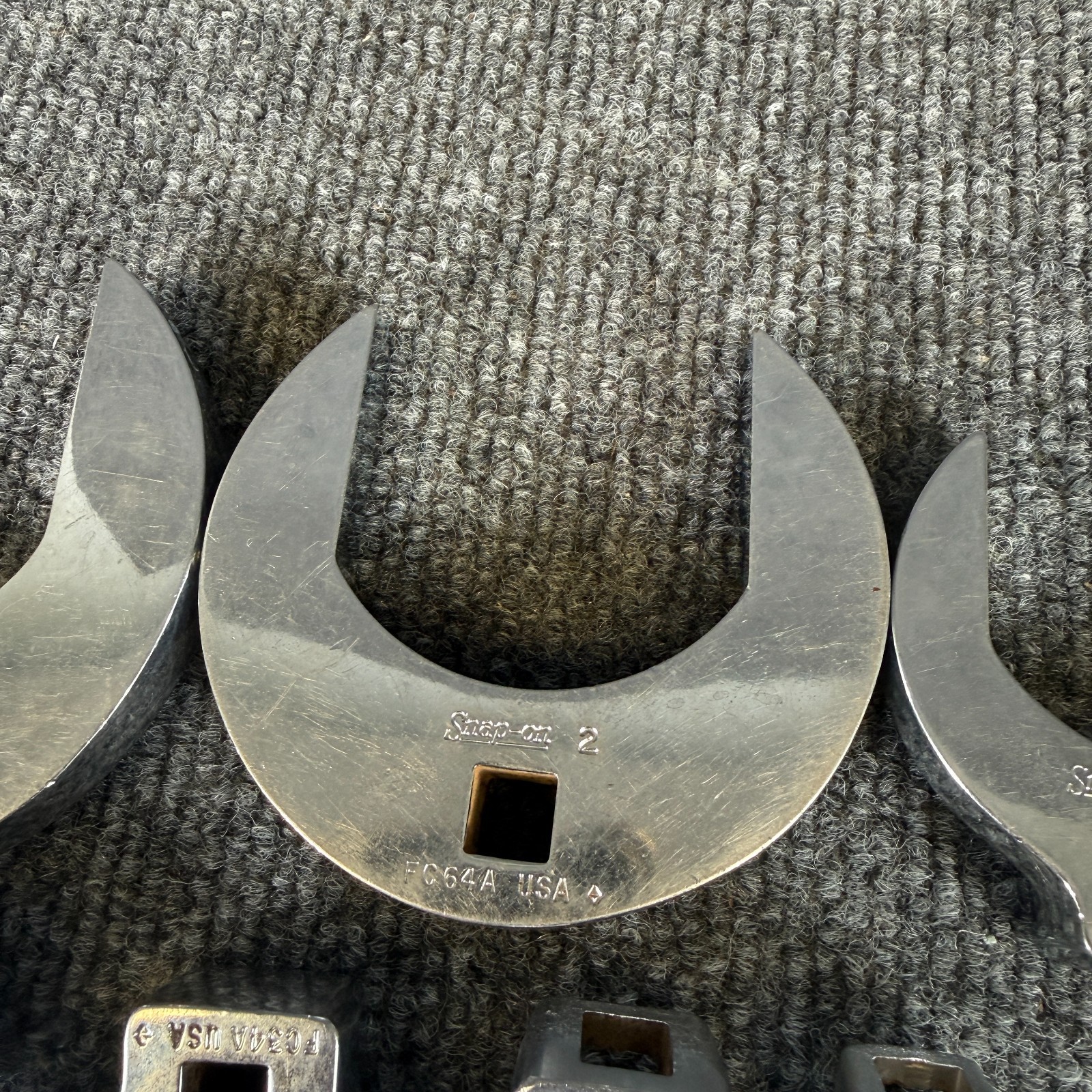 Snap-on CrowFoot 3/8″ Drive Open End Set of 10 USA Made 2″ 2 1/4″ 2 1/2″