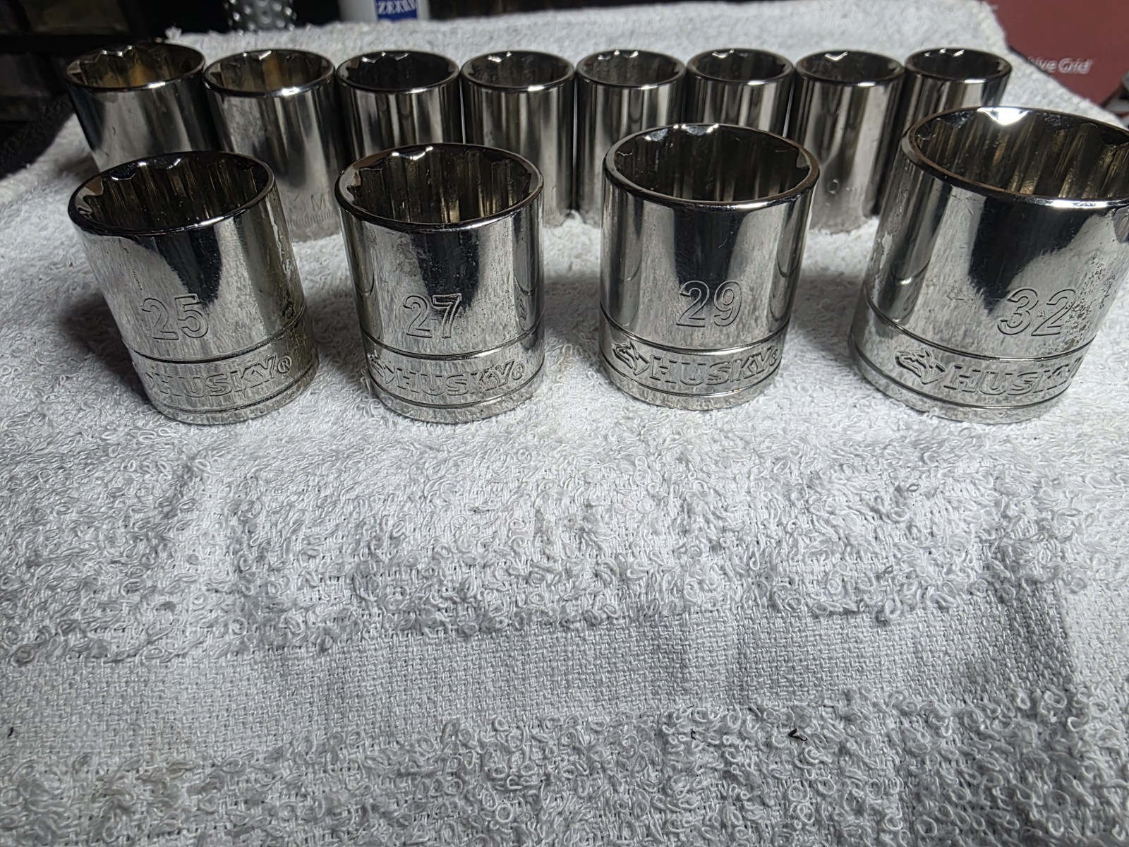 Craftsman G series Socket Assortment Lot SAE & Metric 1/2-3/8 Sized