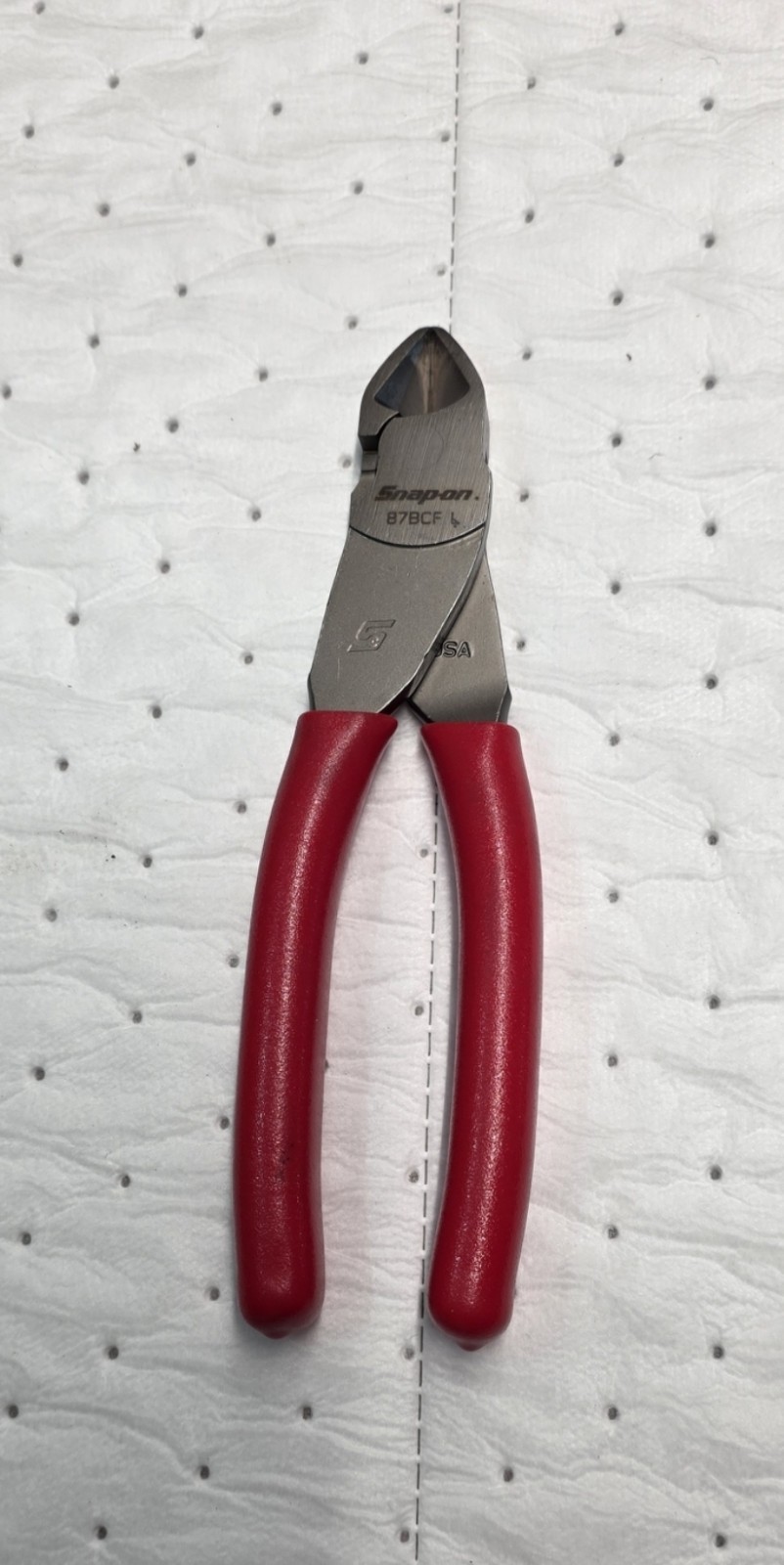 New Snap-On 7″ Red Diagonal Cutter 87BCF
