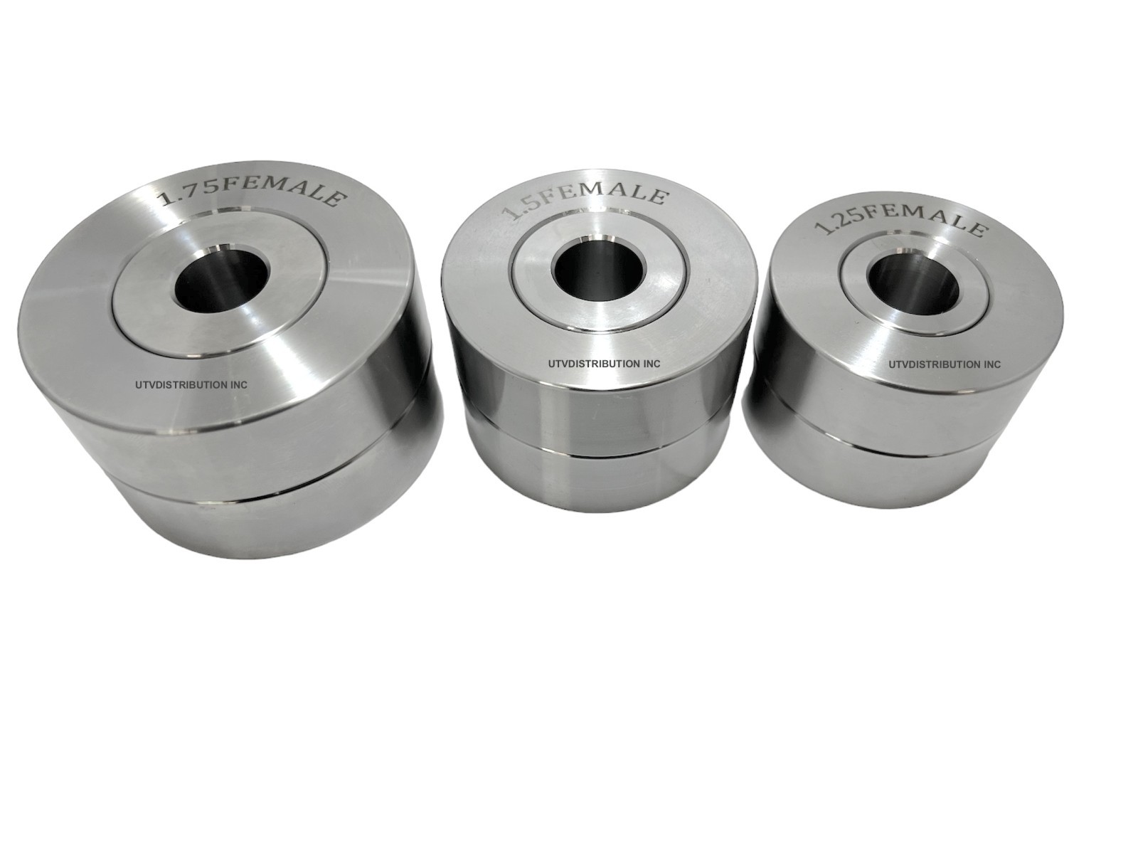 Dimple Dies Set 7 PC HD 1/2″ 3/4″ 1″ 1 1/4″ 1 1/2″ 1 3/4″ 2″ Bolt or Press Use