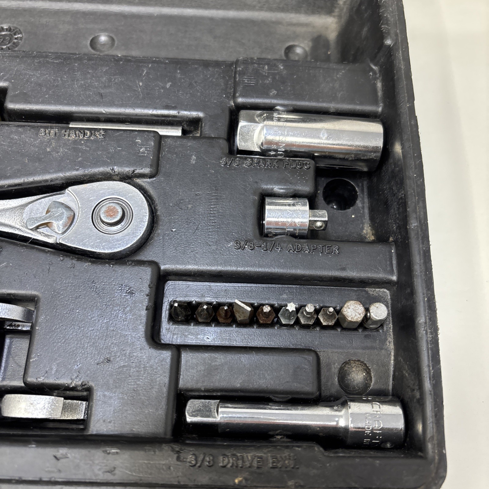 Craftsman 53 PC Mechanics Socket Tool Set USA Metric / SAE 1/4 6 Pt 3/8 12 Pt