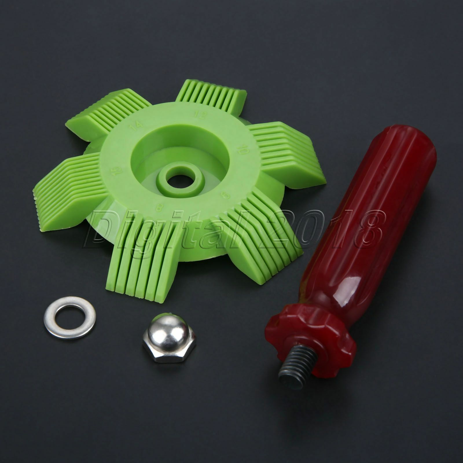 Condenser Fin Straightener Comb 6 in1 Cleaner Automotive A/C Radiator Evaporator