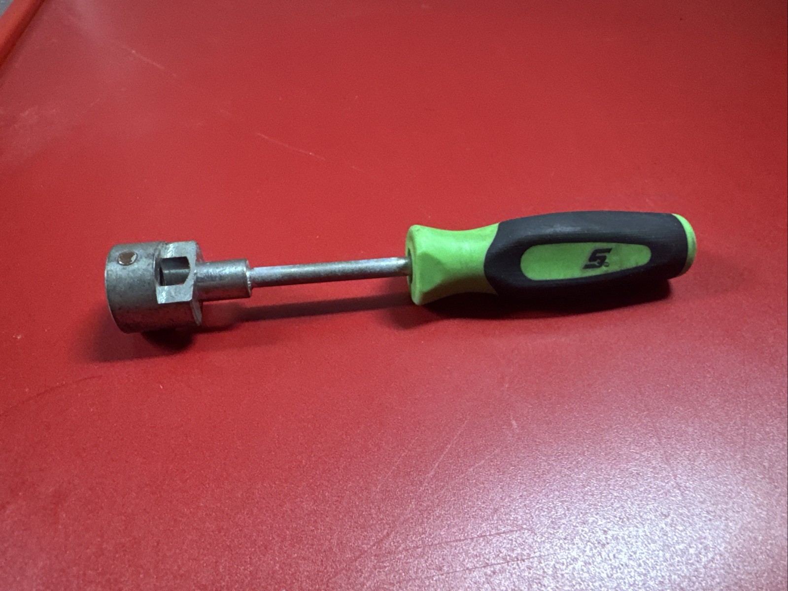 Snap-on Tools USA NEW 3/4″ GREEN MAGNETIC 6in. Brake Retainer Spring Tool BST6G