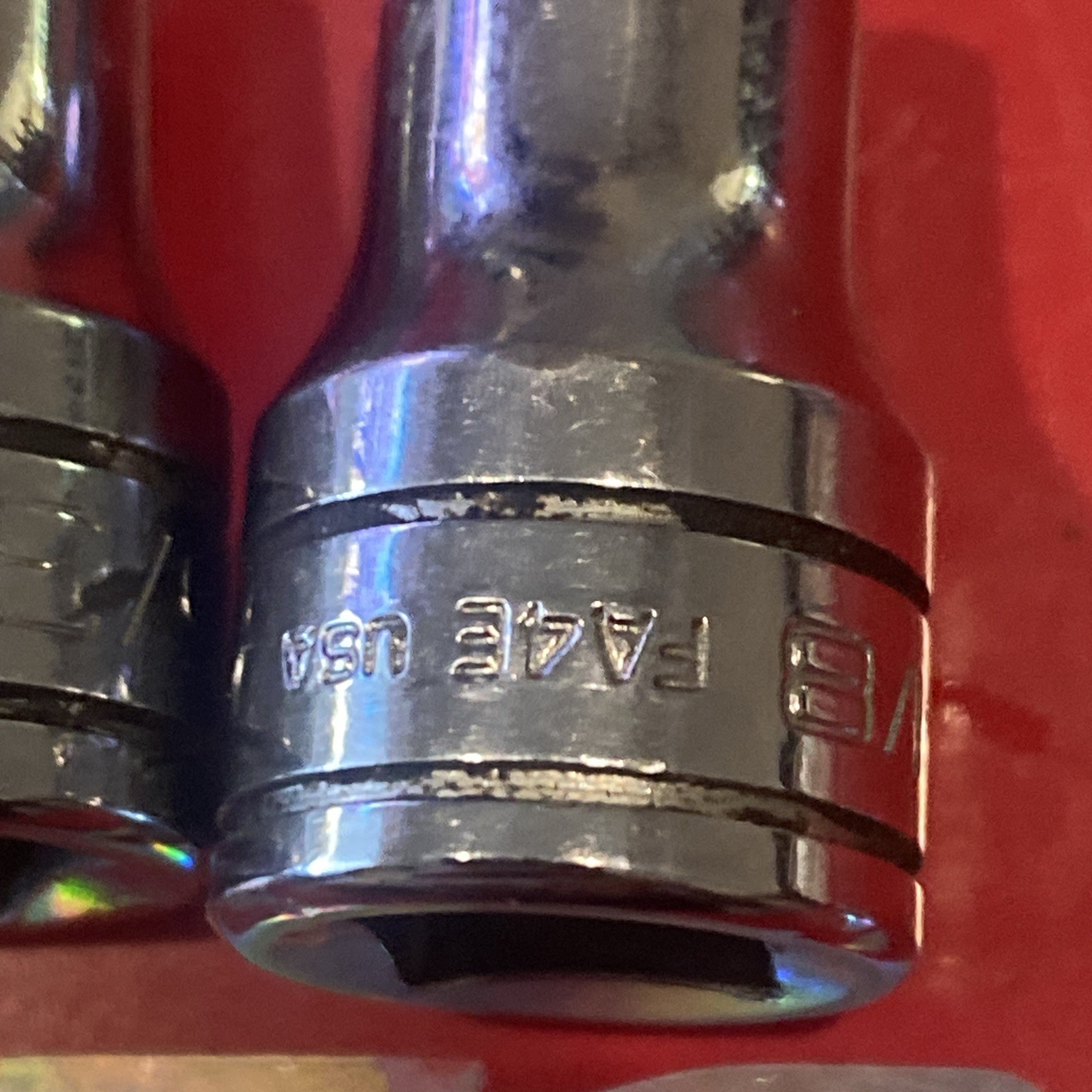Snap On FA12, 10, 8, 7, 6, 5, 4E Hex Set Very Nice