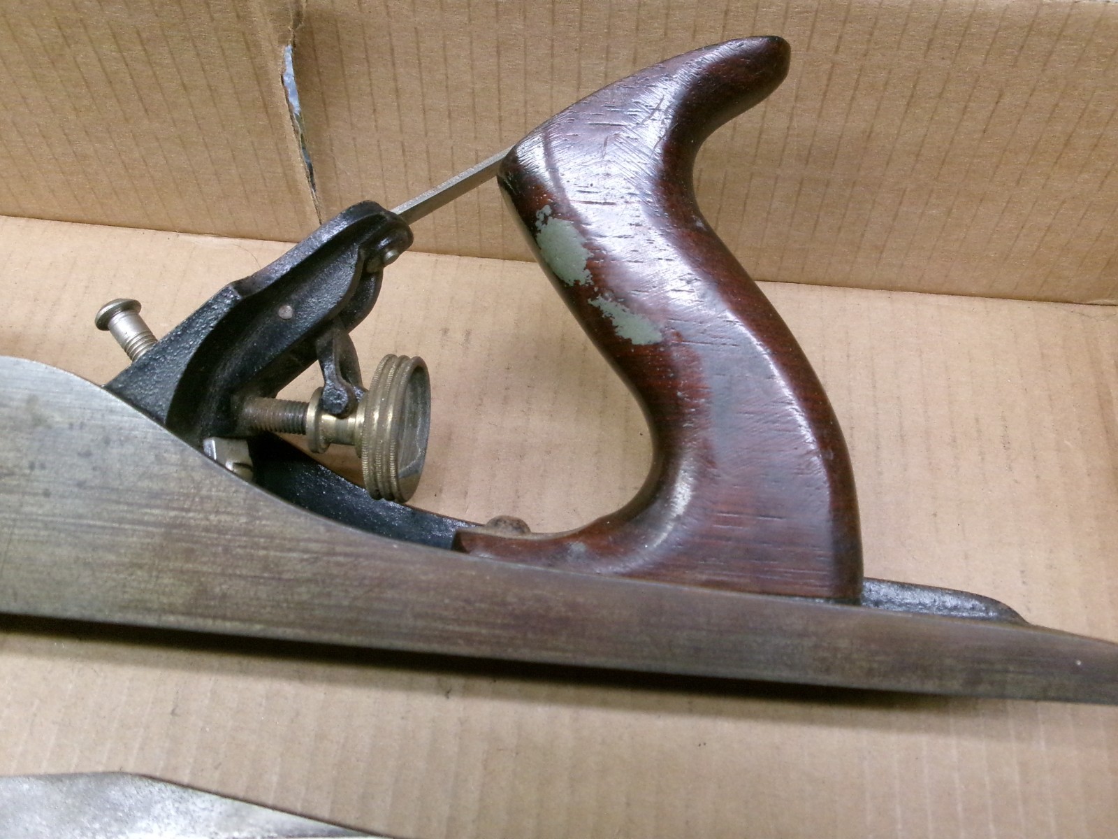 Vintage Stanley BAILEY Hand Plane No. 5 Woodworking Tool Corrugated Bottom