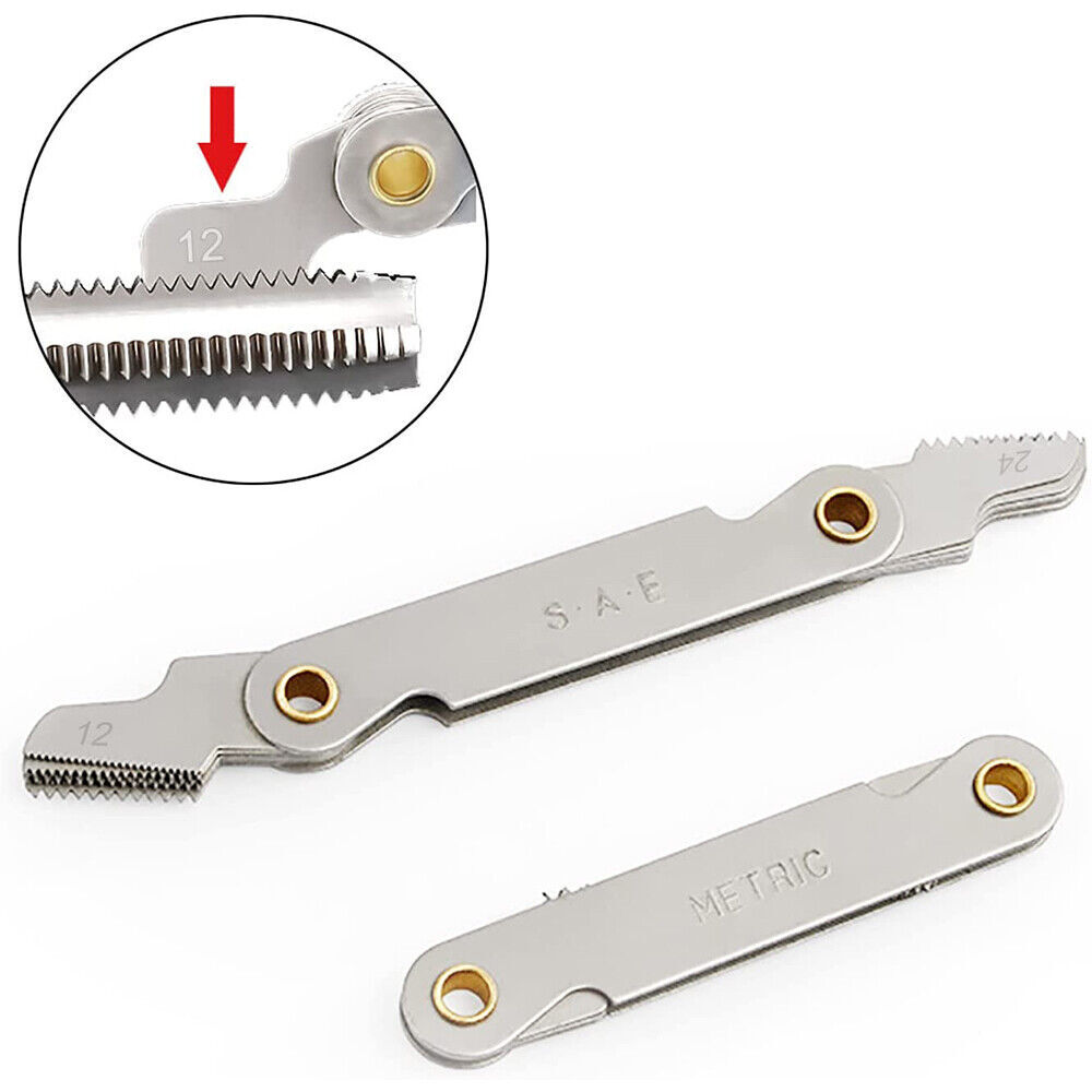 60Pcs Metric SAE Standard Tap and Die Rethread Set Thread Rethreading Kit USA