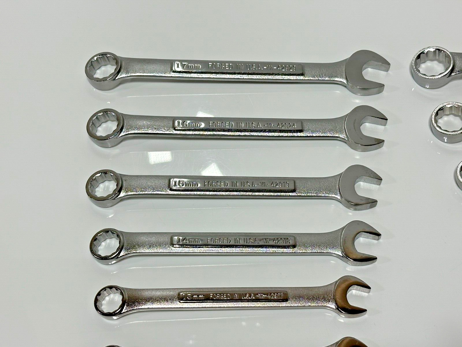 🇺🇸 Craftsman USA VA 18pc SAE 1/4-3/4 Metric 9-17mm Combination Wrench Set, NOS
