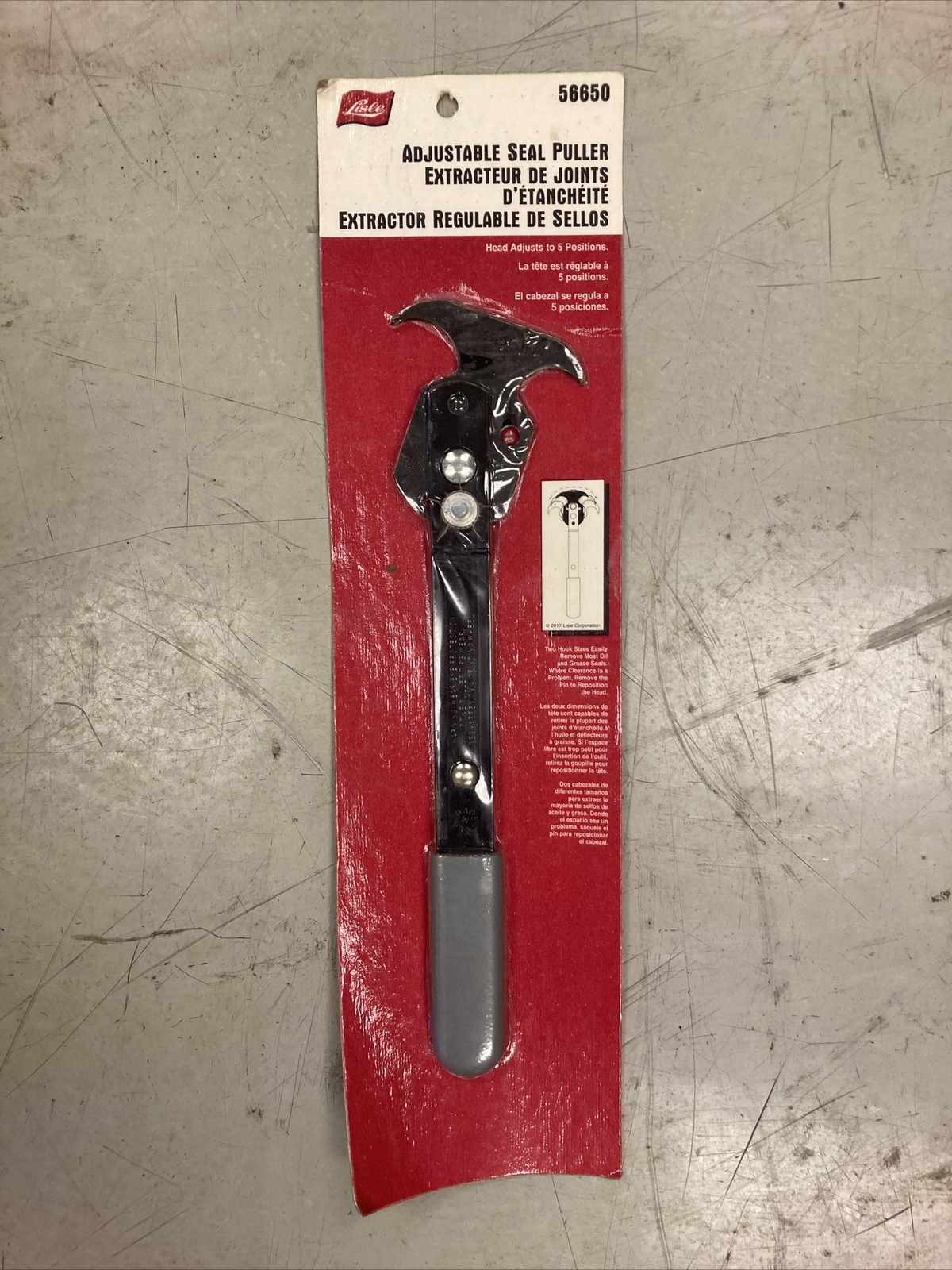 SEAL PULLER TOOL, ADJUSTABLE HOOK TYPE – oil, grease, axle, crankshaft seals (O)