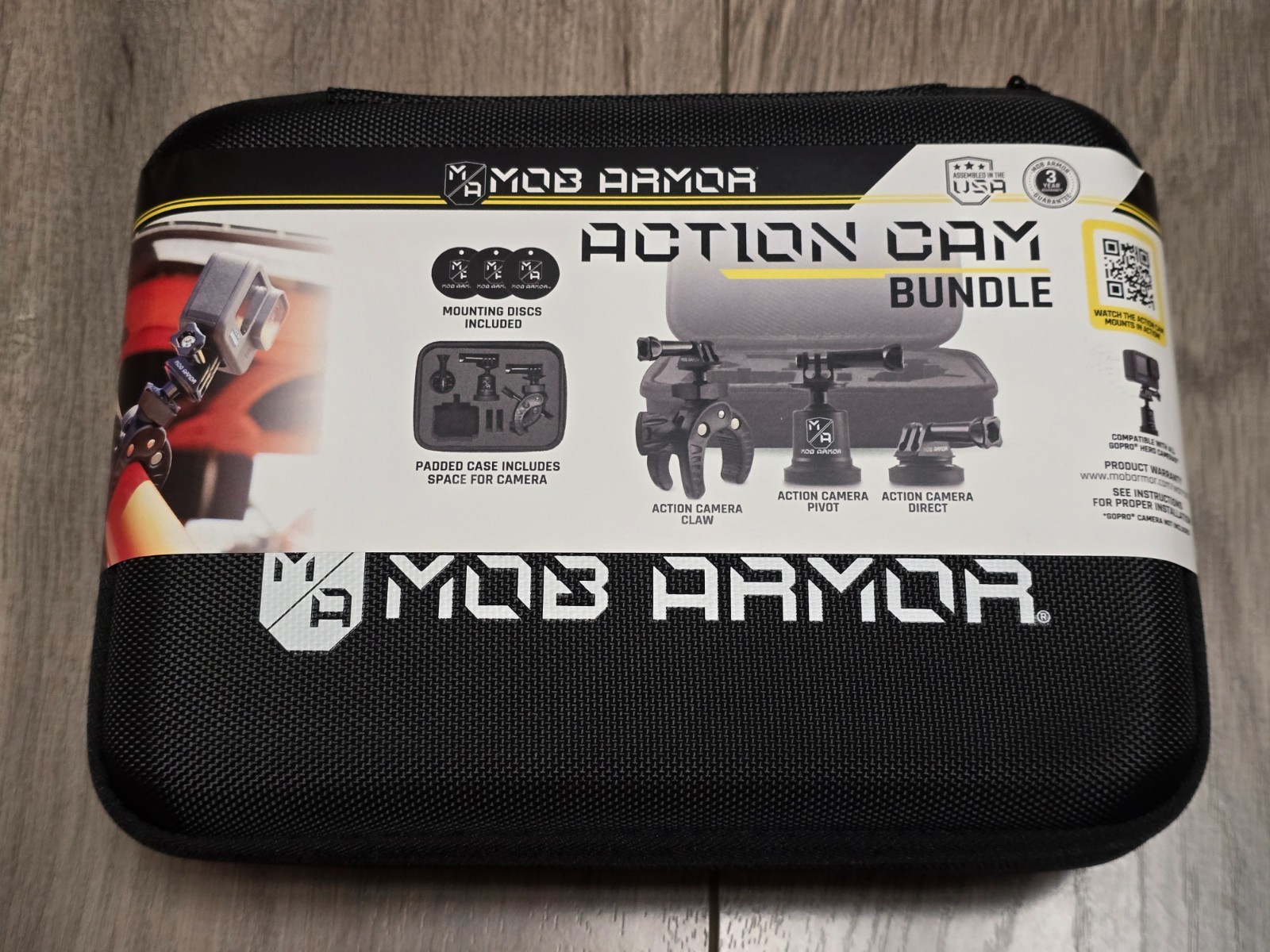 Mob Armor MobNetic Action Camera Accessory Bundle w/Magnetic Mounts & Claw Mount