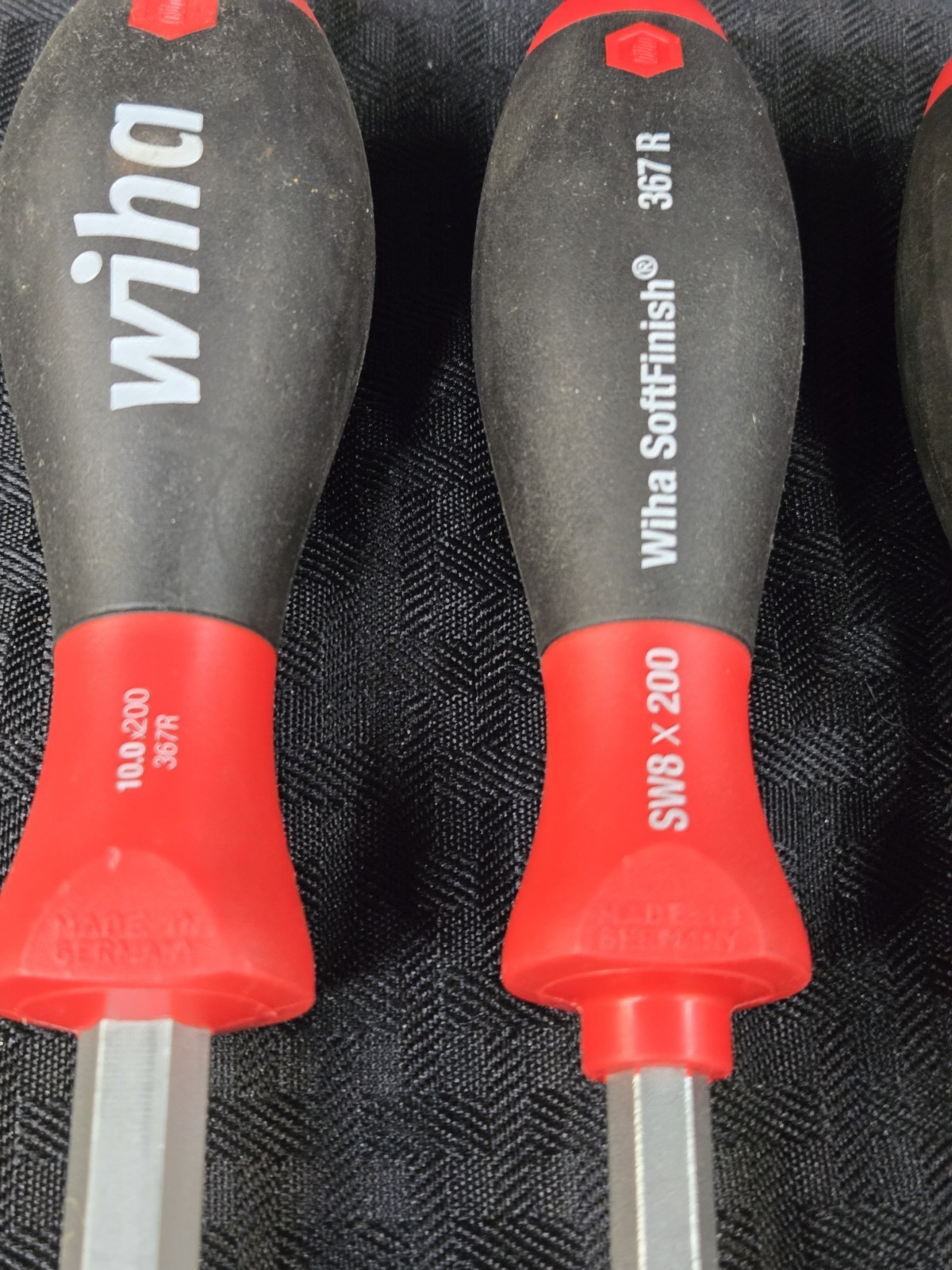 Wiha 367 R, SoftFinish Hex Screwdriver, Metric, Magnetic Tip, 9 Piece Set