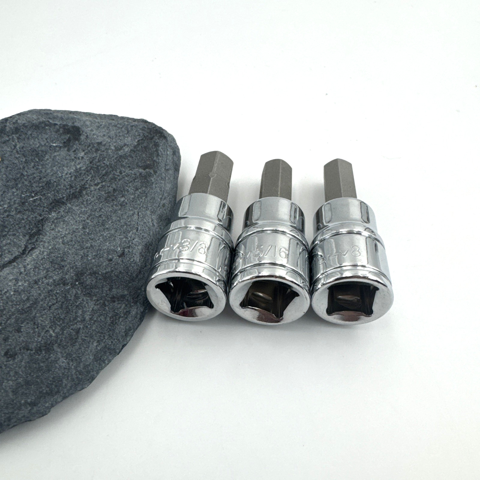 Powewrbuilt SAE Metric 16pc Lot Bit Torx Sockets see photos for sizes