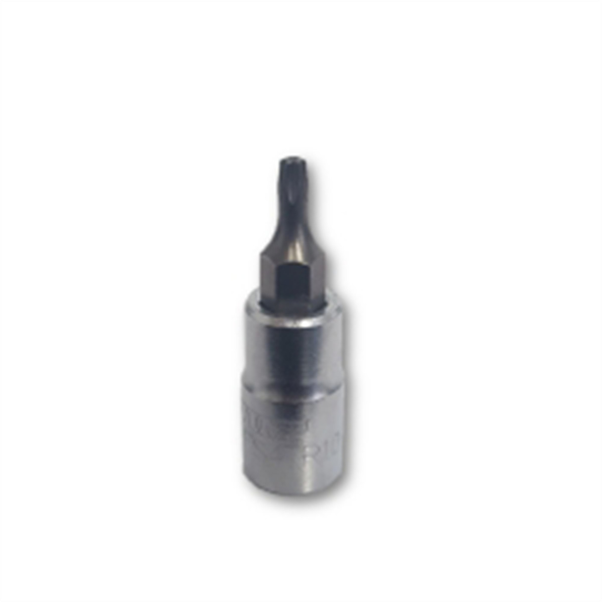 VIM Tools TR10 Tamper Proof TORX Gun Metal Gray Bit, Satin Chrome 1/4 Inch Squar