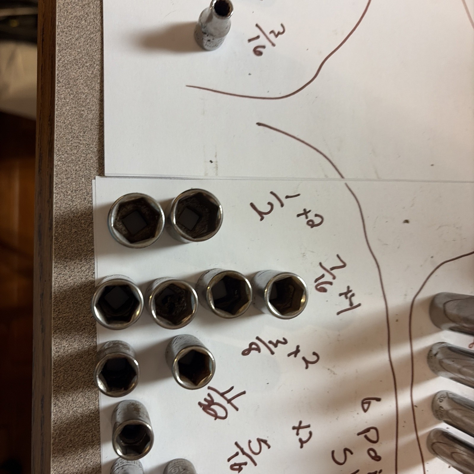 Craftsman Socket Lot Of 70. 1/4 dr -metric- SAE-Std-Deepwell